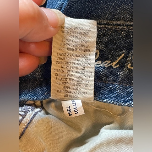 - American Eagle Outfitters “real flare” Medium Wash Blue Size 8 Long - Picture 8 of 10